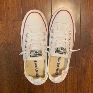 White Slip On Chuck Taylor All Star Converse